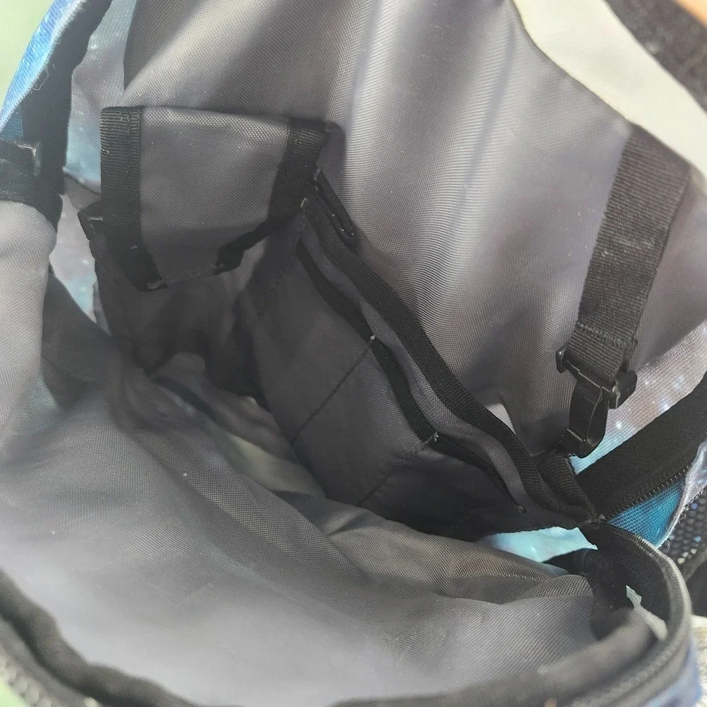 JanSport XL Big Student Laptop Backpack Cosmic Galaxy Blue Cyberspace Dimensions